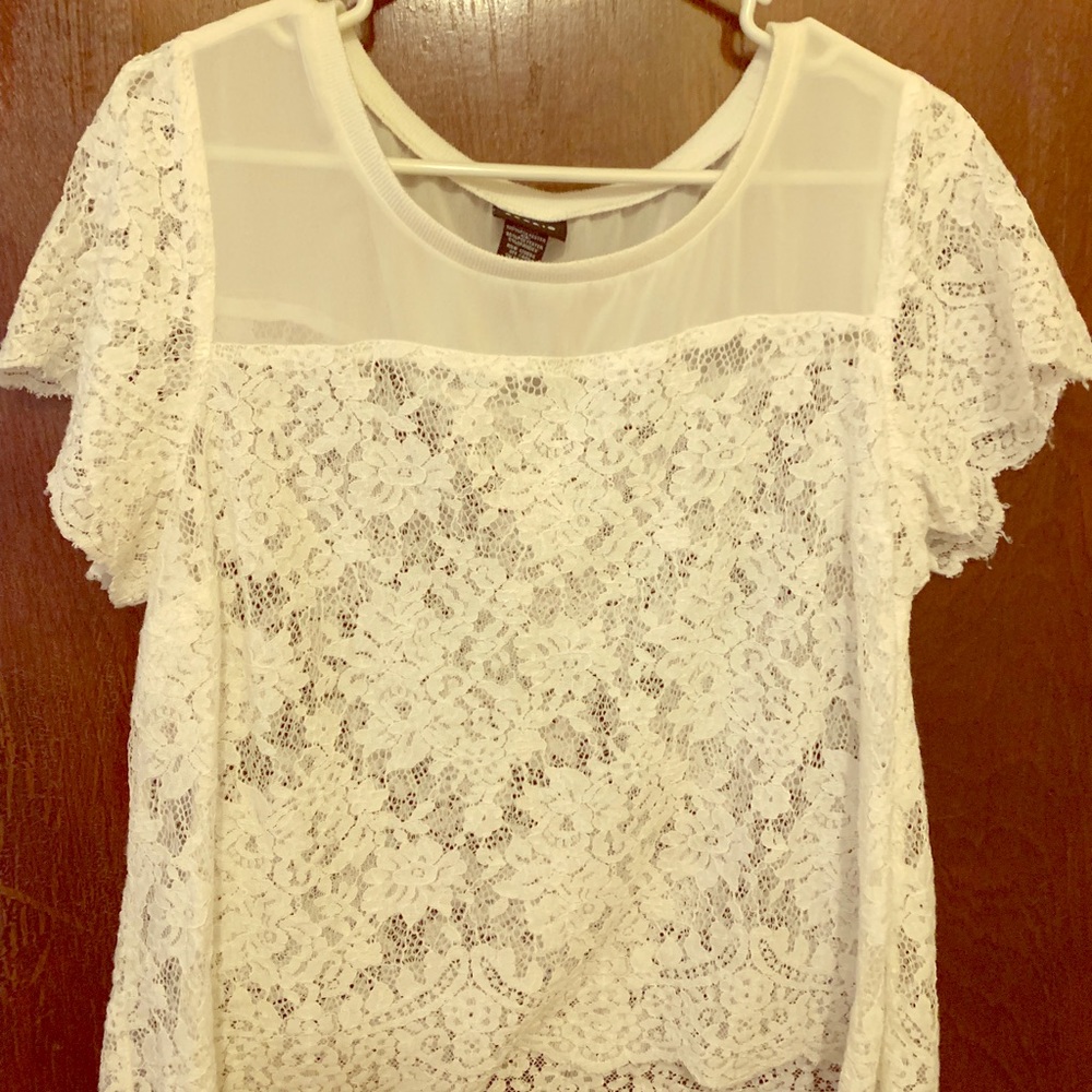 White Lace Top